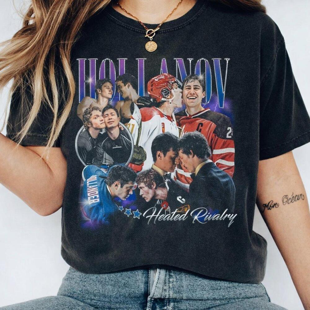Hollanov Heated Rivalry Shirt Hockey Romance Tee Team Hollanov Fan 170